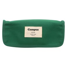 Pinkfoot 英文標籤素色筆袋, 綠色, 1個