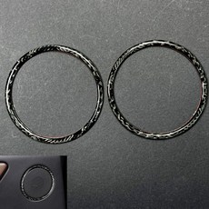 亮光3D真碳纖維 揚聲器喇叭圈貼片 適用於 12-15 W166 ML350 ML63