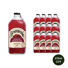 분다버그 분다버그 버건디 크리밍소다 375ml 12병 탄산음료, 12개