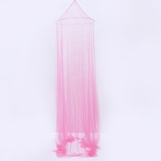 約翰家庭百貨 圓頂蚊帳 加密網紗透氣防蚊 吊掛公主蚊帳 蕾絲防蚊簾 睡簾 床廉 防蚊帳篷 露營蚊帳紗網帳, 粉色