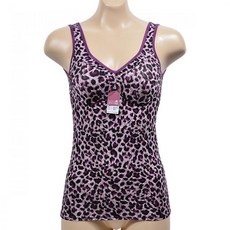 소곳 호피패턴 몰드 노와이어 신축성 좋은 여성 브라런닝