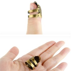 스윗찬 바느질골무 철제 바느질태교, 1개