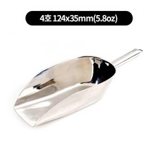 (신제품) 스텐 카페 커피스쿠프 사각스텐스쿱 6size, 4호 154x92mm, 1개