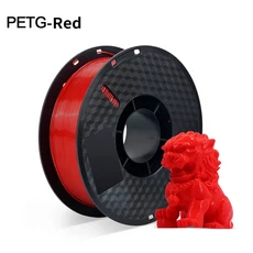1KG 1.75mm 3D 프린터 필라멘트(2.2LBS) 플라스틱 PETG/PLA/ABS/TPU 필라멘트 엉킴 방지 버블 없음 3d 프린, 01  Mainland, 06 1KG PETG  Red