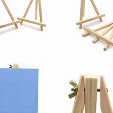 파이퍼레몬 미니 이젤 대형 그림받침대 미니이젤 액자이젤 나무미니이젤