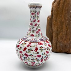 錦雲納福瓷瓶 吉祥風水裝飾 收藏藝術珍品 瓷瓶 擺件 送禮推薦 花瓶, 紅白