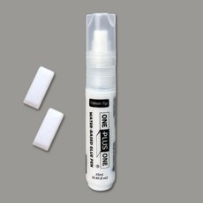 ONEPLUSONE水性無毒皮革膠水 環保膠水含10mm膠水筆刷 25ml, 1個, 10mm膠水筆刷 25ml