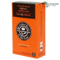 세이온 커피빈 캡틴 아메리카노 1.6g 10T OF 스틱커피 인스턴트