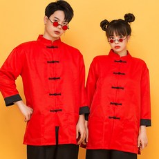 바이시스 쿵푸복 반티 치파오 쿵푸치파오 중국의상 졸업사진 의상 체육대회반티 할로윈 코스