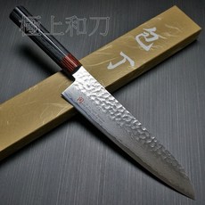 伊勢屋 牛刀 33層大馬士革 210mm 極上和刀 日本高品質菜刀, 1個