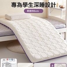 乳膠牀墊遮蓋物軟墊家用大學生宿舍單人牀褥墊子住校寢室專用