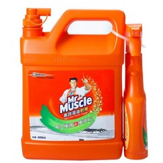 好市多代購 威猛先生廚房清潔劑 4公升+500克噴槍組 (有效日2022年) 一單限一組, 1個