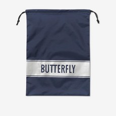 KUDA桌球 現貨當天出- BUTTERFLY 鞋袋 蝴蝶 BUTTERFLY 新款 運動鞋袋#63250(藍底銀色), 1個