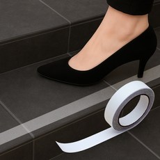 미끄럼방지 논슬립테이프 테이프 투명 안전라인 2.5cm 계단미끄럼방지테이프 계단논슬립테이프 계단테이프, 본상품