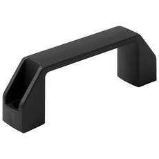 검은 색 90 mm 8.9 cm 구멍 간격 플라스틱 캐비닛 서랍 풀 핸들, [01] 옵션1, 검은색