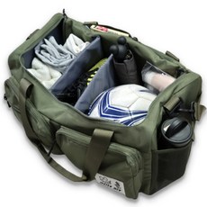 하이로나 스포츠 헬스장가방 축구 더블백, 카키, 1개