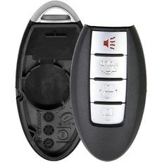 4 버튼 절단 해제 알티마 2007-2012 맥시마 2010-2012용 키 포브 리모컨 케이스 쉘 교체 KR55WK48903, 1개