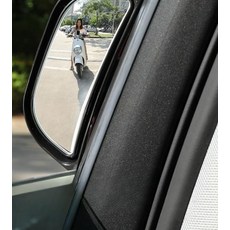 B필러 보조 미러 사각지대 하차 확인 운전 보조미러, 1개, 실버2개, 기본 색상