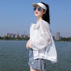超值 防曬衣女短款2026新款夏季輕薄透氣連帽外穿防曬服外套戶外防曬衫 副廠商品