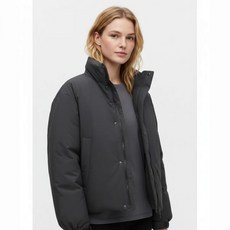 {매장정품} 무신사 스탠다드 MUSINSA STANDARD 데일리 푸퍼 미니멀 숏 패딩 자켓 재킷 딤 그레이 MMDJJBZ04-DM 951157