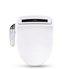 Lotus Bidet Seat ATS 800 원형 온열 시트 온도 제어 세척 따뜻한 공기 건조기 쉬운 DIY 설치 한국산 265131, ATS - 800 (라운드)