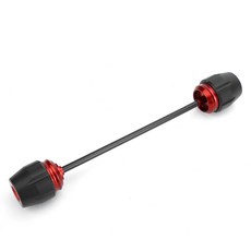 Kawasaki KLE650 Versys 650 (2015-2019) 前輪軸防倒球 - 極限超快感, 1個, 紅色