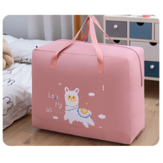 스토리앤홈 부직포이불가방 어린이집이불가방 유치원부직포 이불가방, 핑크