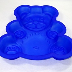 곰돌이 빵틀 스페인 트레이 실리콘 케익틀 청색 25119EA 1(pc)