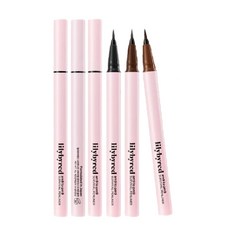 lilybyred AM9 TO PM9 生存眼線筆，持久不暈染，精準描繪，多色可選, 眼線液 01 黑色, 1個