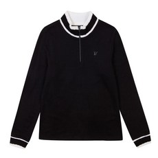 볼빅 여성 골프 니트 에리 반집업 티셔츠 VLTSMA01_BK 2487077