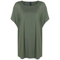 리지아앤내니 칼라 슬릿 소매 튜닉