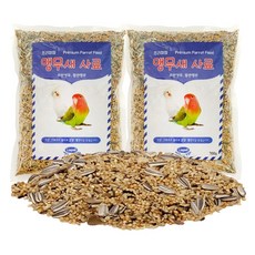리아펫 앵무새 사료, 700g, 2개