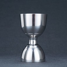 臺灣*出貨 酒吧靈魂 印第安式量酒器盎司杯雞尾酒量杯帶刻度線調酒器60ml, 1個, 鏡光版