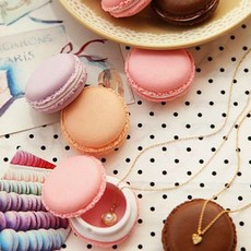 휴대용 케이스 보관함 보관 휴대용 악세사리 마카롱 보석함 hol+734eV