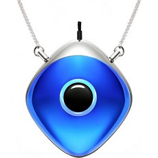 공기청정기 차트리 웨어러블 목걸이 5억 2백만 cm³ 고속 음이온 발생기로 먼지 연기 꽃가루 제거 유지보수 불필요 사파이어 블루 249574, Sapphire Blue