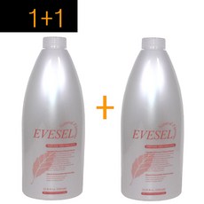 1+1구성~ 이브셀 내츄럴 후라보노 단백질 중화제 (과수 타입)1000ml /모든펌제2제 중화제로사용/향기로운바나나향첨가/ 정품, 1L, 2개