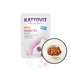 Kattovit 康特維 康特維腎臟肉汁 泌尿肉汁 貓咪腎臟罐頭 泌尿罐頭 糖尿病貓罐 康特維腎臟 貓處方罐, 1個, 照顧糖尿病-雞肉餐包85g, 85g, 泌尿-雞肉泥餐包