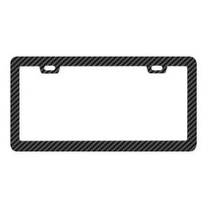 번호판 홀더 카본 파이버 자동차 프레임 라벨 부품, 9. aluminum alloy F, 1개