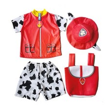 汪汪隊立大功 服裝造型套裝, 毛毛-短袖有背包M（110-120）, 1個