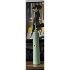 USB充電打蛋器，3檔調速，家用手持電動奶泡機，咖啡拉花烘焙器, 電動打蛋器 綠 (無附充電插頭)