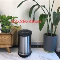 垃圾桶 43x29x45公分, 橢圓形垃圾桶不銹鋼