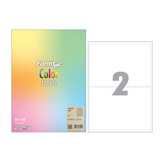 폼텍 LK-3120 크라프트 라벨 A4 2칸, 단품