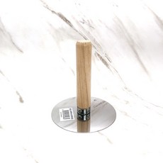 韓國壓餅器(木頭把手) 壓糖餅器, 1個, 不鏽鋼壓餅器