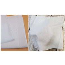 국산 무형광 천연 밤부 가제손수건 대나무 100% 거즈/엠보 10장