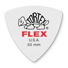 Jim Dunlop Tortex Flex 트라이앵글 픽 1.14MM 6 개, 0.50mm, 72팩, 레드