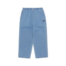 NATIONAL GEOGRAPHIC KIDS K252UPT020 세미배기핏 해지 데님팬츠 LBLUE