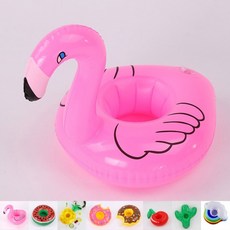 미니 컵홀더 튜브 플라밍고 풀파티 풀빌라 음료 홀더, 05-컵튜브-초코도넛, 05-컵튜브-초코도넛