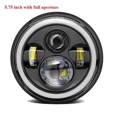 랭글러 헤드라이트 풀 서클 조리개 할리 오토바이 개조 라이트, 1개, 2. 02