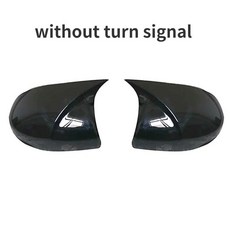 셔틀 핏 재즈 자동차 외부 윙 도어 사이드 리어뷰 미러 커버 캡 리드, 3. low prof black, 1개