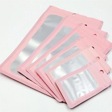 yes몰 다용도핑크지퍼백 비닐지퍼백